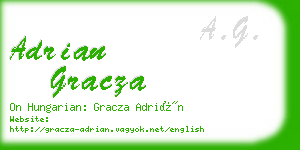 adrian gracza business card